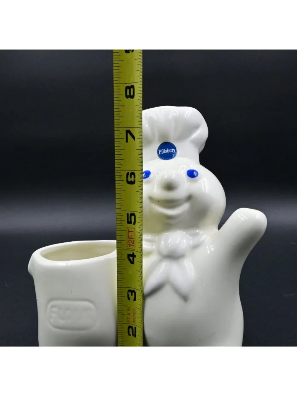 Pillsbury Doughboy Ceramic Kitchen Utensil Holder Vintage 1997 Flour Crock